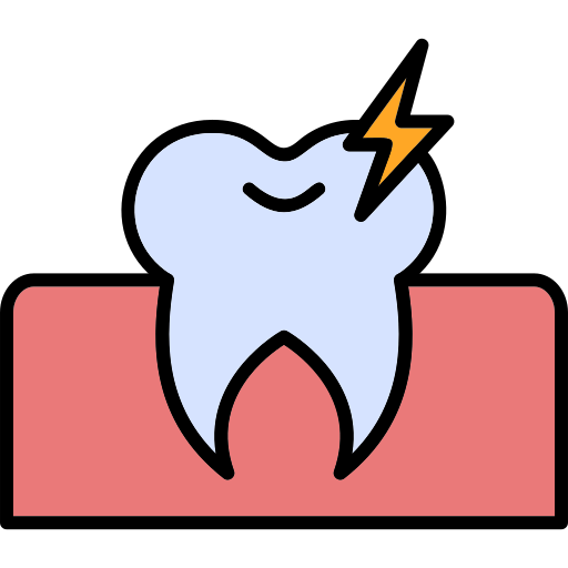 mal di denti Generic Outline Color icona