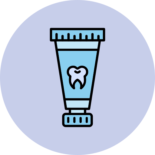 pasta do zębów Generic Outline Color ikona
