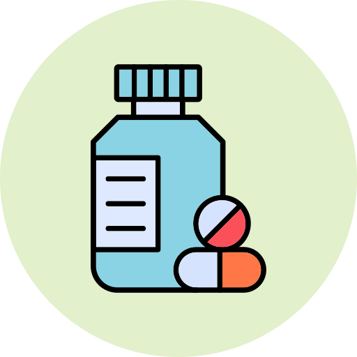 薬剤 Generic Outline Color icon