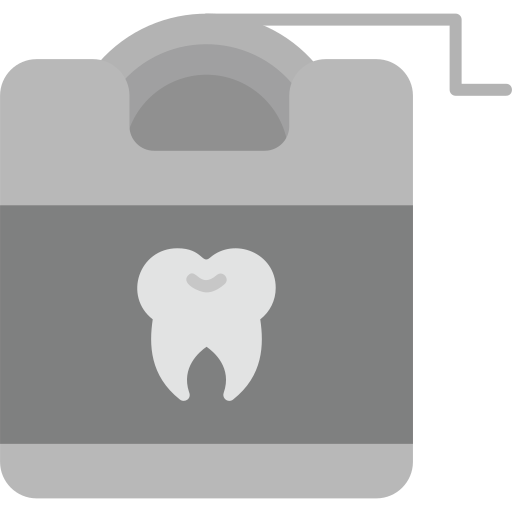 hilo dental Generic Grey icono