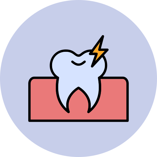 mal di denti Generic Outline Color icona