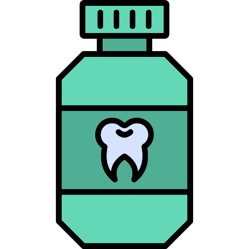 Mouthwash Generic Outline Color icon