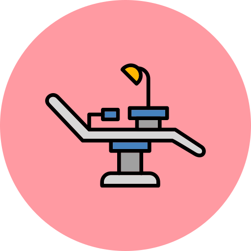 fotel dentystyczny Generic Outline Color ikona