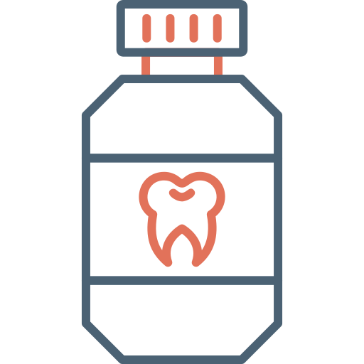 жидкость для полоскания рта Generic Outline Color иконка