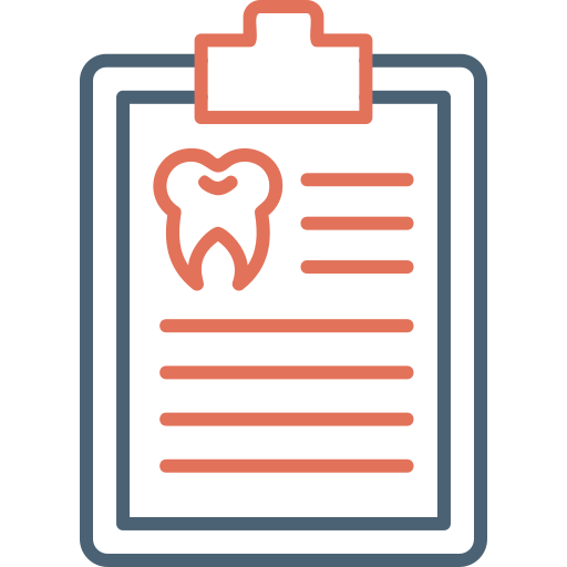 Dental report Generic Outline Color icon