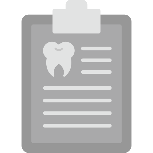 Dental report Generic Grey icon