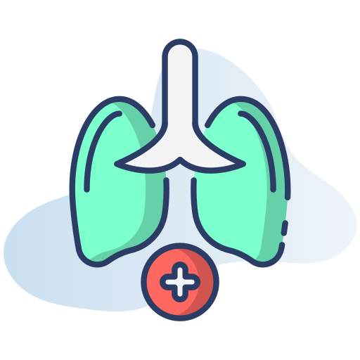 pulmón Generic Rounded Shapes icono