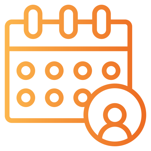 calendário Generic Gradient Ícone