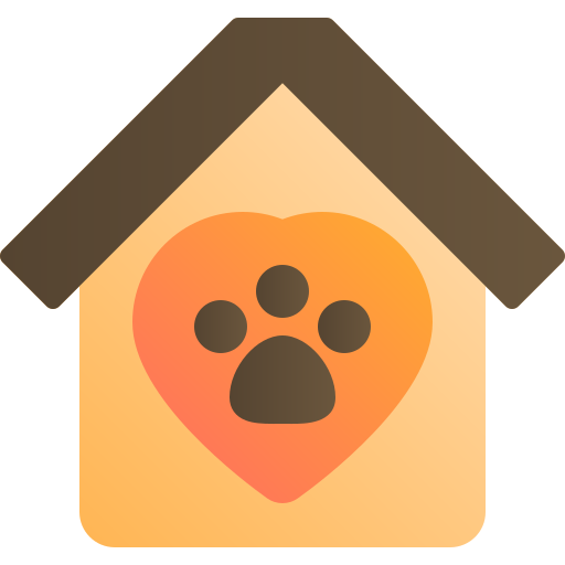 refugio para mascotas Generic Flat Gradient icono