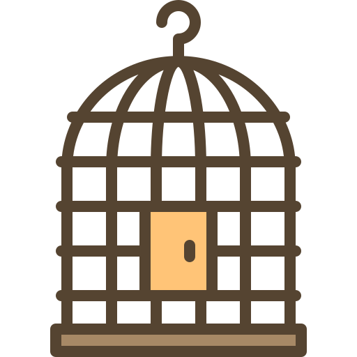 Bird cage Generic Outline Color icon