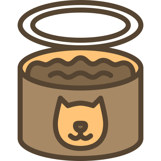 karma dla kotów Generic Outline Color ikona