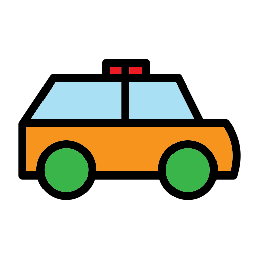 Police car Generic Outline Color icon