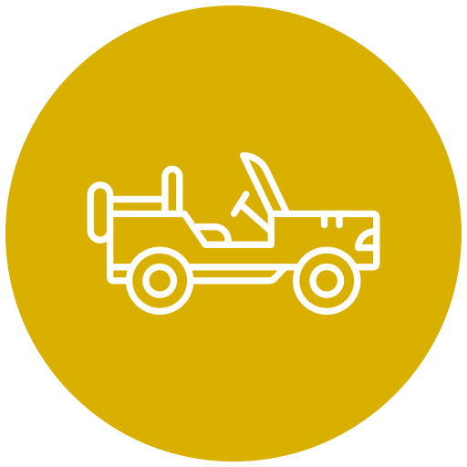 Military jeep Generic Flat icon