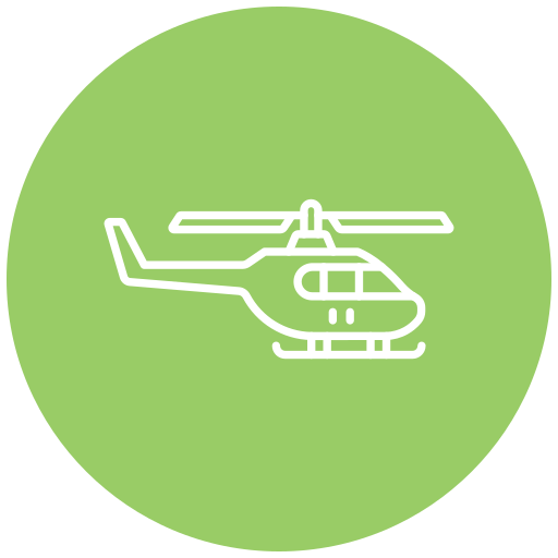 helikopter van het leger Generic Flat icoon