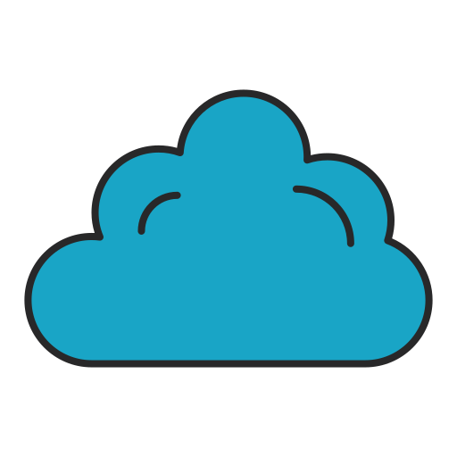 Cloud Generic Outline Color icon