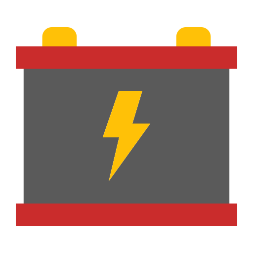batería de coche Generic Flat icono