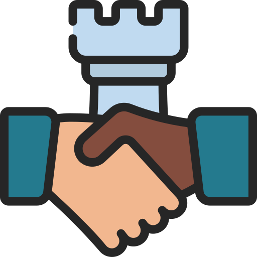 Handshake Generic Outline Color icon