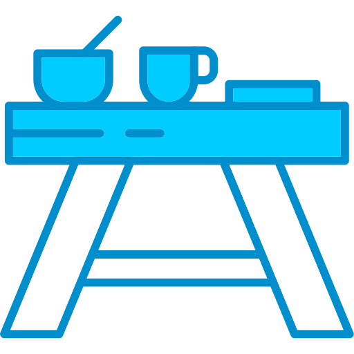 キャンプテーブル Generic Blue icon