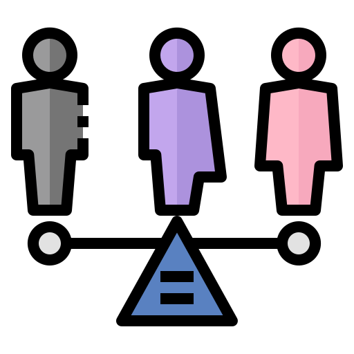 geschlechtergleichheit Generic Outline Color icon