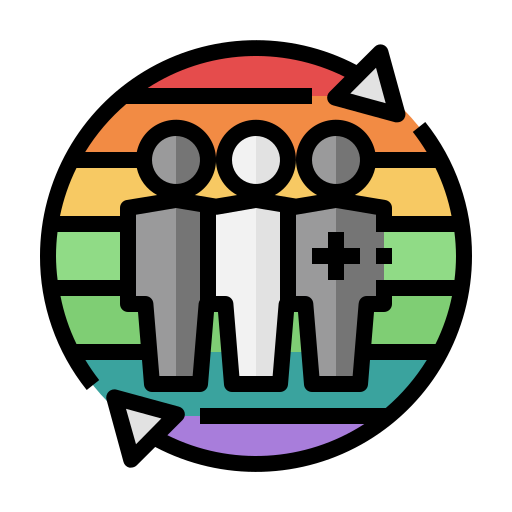 transgender Generic Outline Color icon