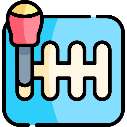 schaltgetriebe Kawaii Lineal color icon