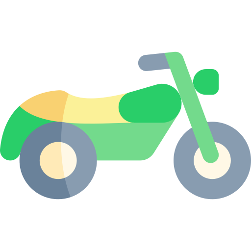 オートバイ Kawaii Flat icon