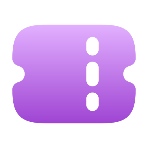 티켓 Generic Flat Gradient icon