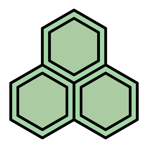 hexagone Generic Outline Color Icône