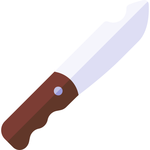 Knife Basic Rounded Flat icon