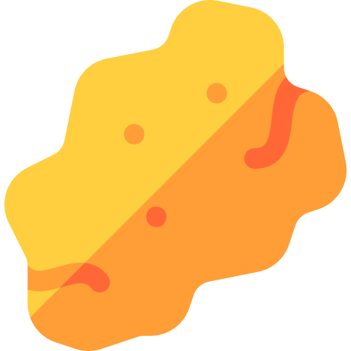 pepita de oro Basic Rounded Flat icono