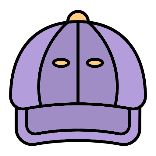 gorra de beisbol Generic Outline Color icono