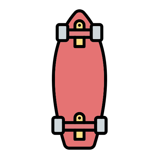 longboard Generic Outline Color icon