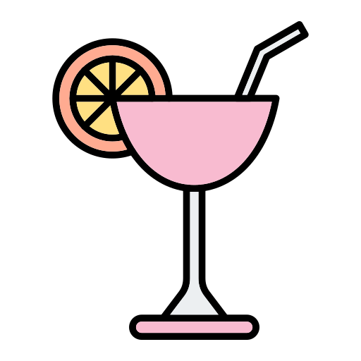 cocktail Generic Outline Color icon