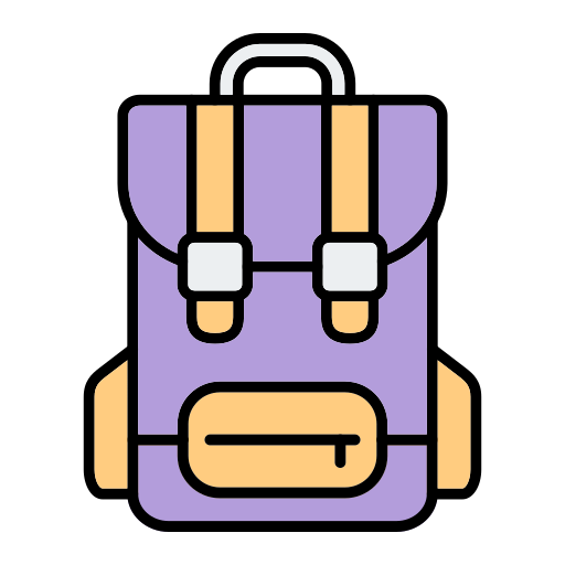 rucksack Generic Outline Color icon