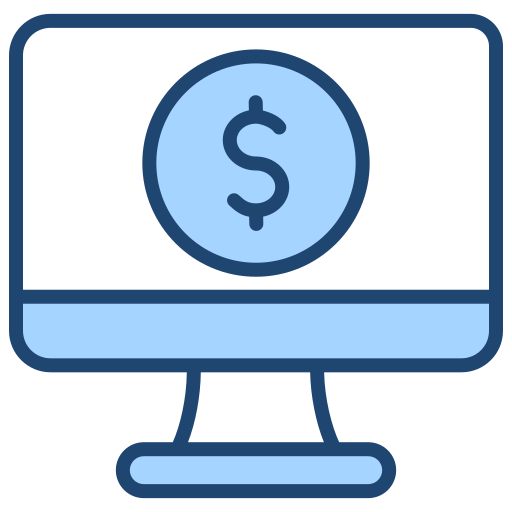 bankowość internetowa Generic Blue ikona