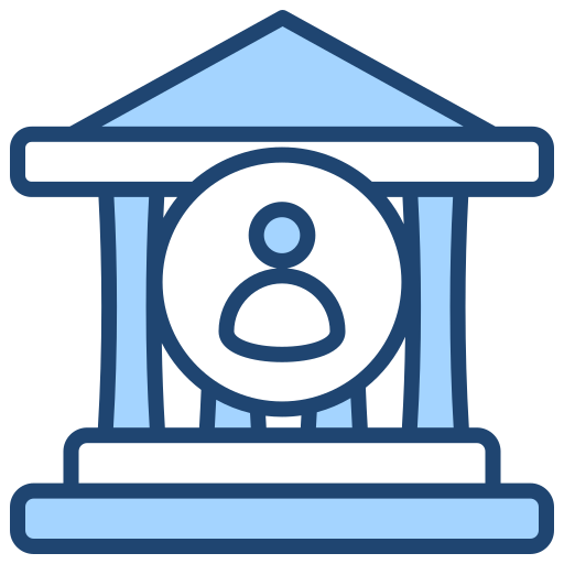 bankrekening Generic Blue icoon