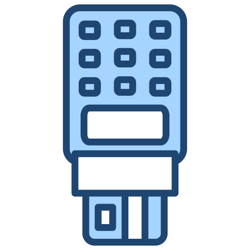 kaart automaat Generic Blue icoon