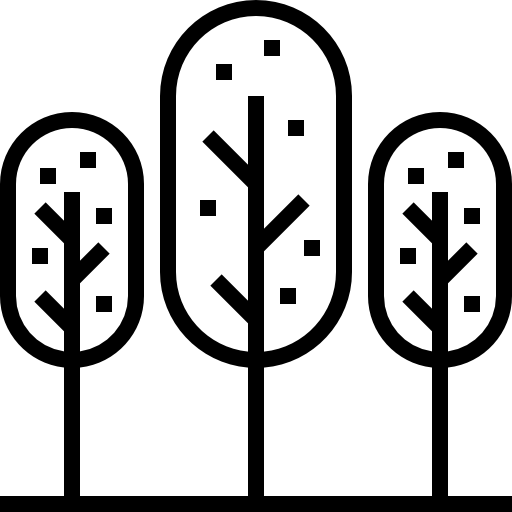Árbol kank Lineal icono