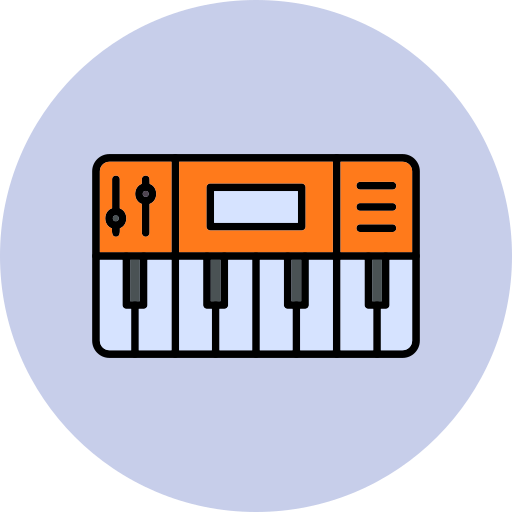 Synthesizer Generic Outline Color icon