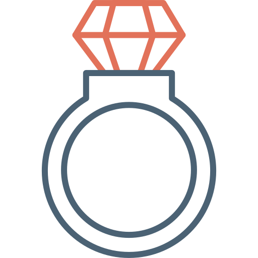 anel Generic Outline Color Ícone
