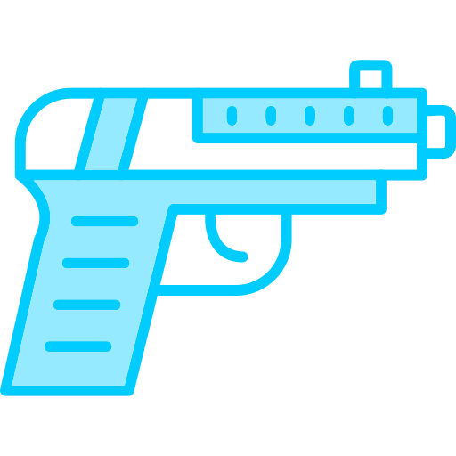 pistool Generic Blue icoon