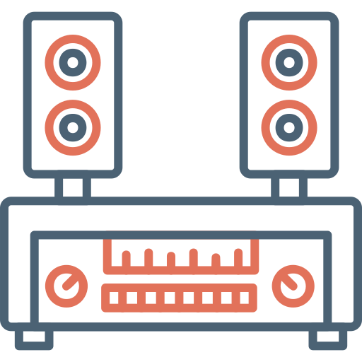 Speakers Generic Outline Color icon