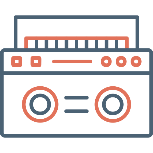 boombox Generic Outline Color icon
