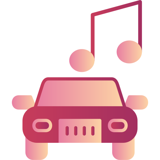 Car music Generic Flat Gradient icon