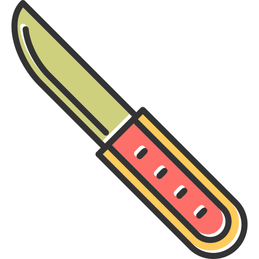 Knife Generic Color Omission icon