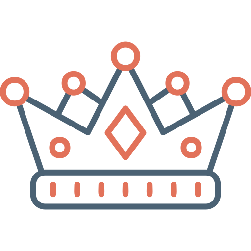 Crown Generic Outline Color icon