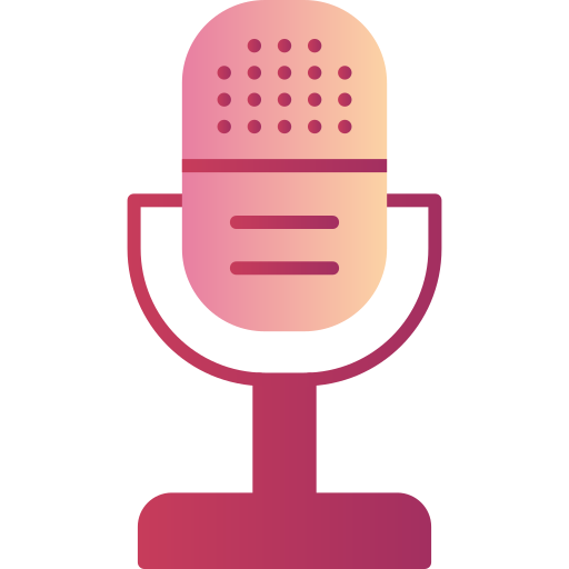 microphone Generic Flat Gradient Icône