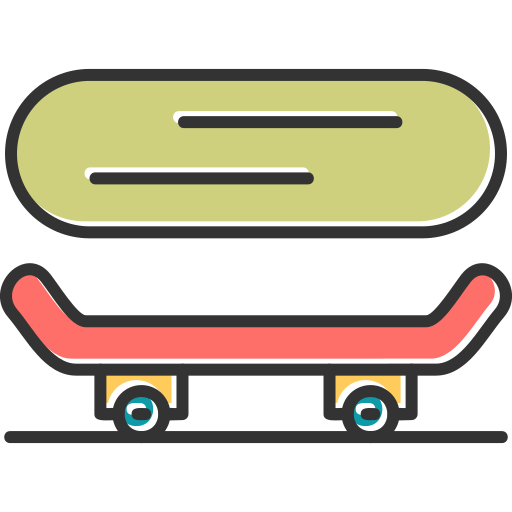 Skateboard Generic Color Omission icon