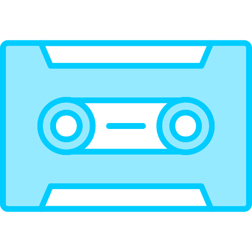 카세트 테이프 Generic Blue icon