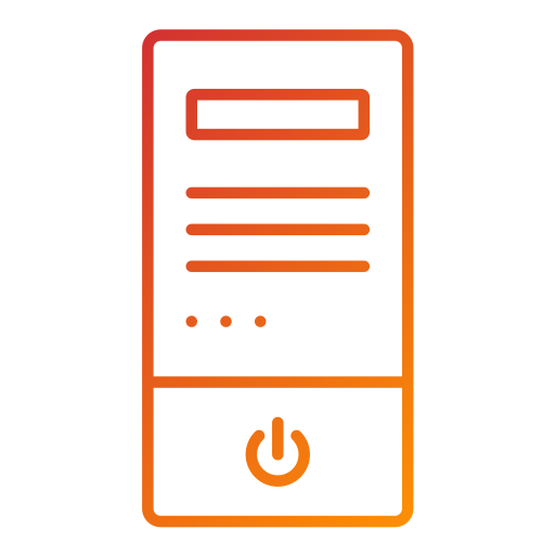 컴퓨터 타워 Generic Gradient icon
